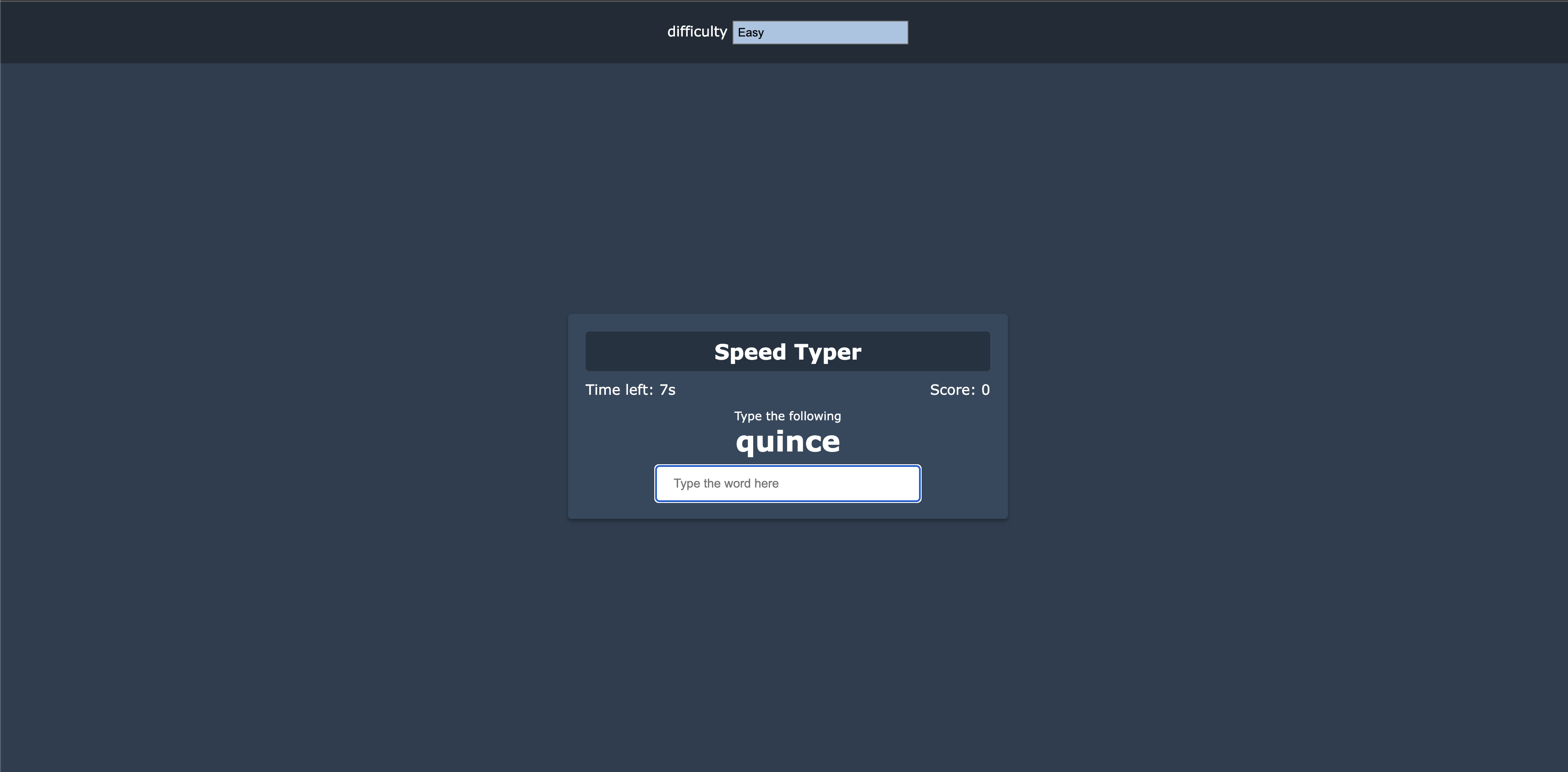Typing Game